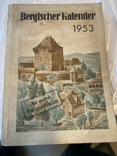 Bergischer kalender 1953 - bergischer,