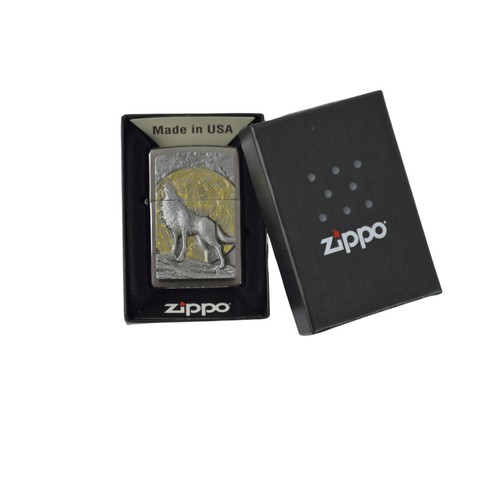 Zippo feuerzeug wolf - feuerzeug,