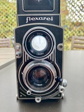 MEOPTA FLEXARET S Standard 6x6 TLR schwarz  Belar 3,5/80 inkl. Ledertasche