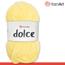 YarnArt 100 g Dolce Chenille Wolle Garn Stricken Häkeln Amigurumi 64 Farben