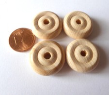 4x Rad Holzrad Holzscheibe mit