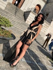 Kleid von aus Samt„Elisabetta Franchi“ 🇮🇹 Größe 38 - Samtkleid Größe 38