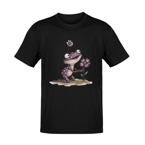 Shirt lila frosch - t-shirt, sprüche