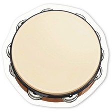 Aufkleber Sticker "Tamburin"