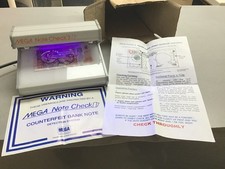 Vintage Mega Note Check 3 GELDDETEKTOR CHECKER - Neu in Box