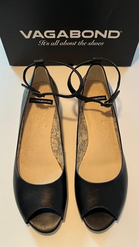 Schwarze vagabond keilpumps - schwarze,