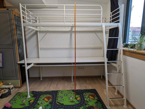 Ikea hochbett mit - ikea, schreibtisch