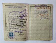 Reisepass DR 1925 viele Visa