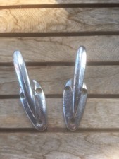 Klampen verchromt 2 Stück Boot Motorboot Segelboot Ruderboot