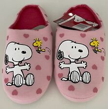 Peanuts Hausschuhe Slipper  Snoopy  & Woodstock Rosa NEU Größen: 36/37 
