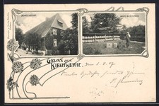 AK Kirchweyhe / Uelzen, Buhrs Gasthof und Bienenstand, Imker und Bienenkörbe 