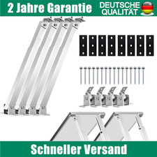 1/2/4/8 Paar Solar Modul Halter Set bis 450Wp Gestell 15-30° PV Aufständerung