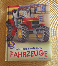 Mein tolles Puzzlebuch - Fünf Fahrzeuge - Für Kinder ab 3 Jahre