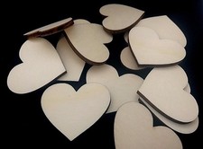 50 Streudeko Holz Herz