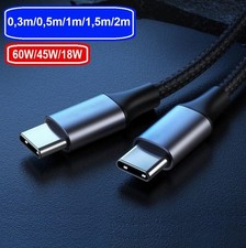 USB C -C Ladekabel 0,3m, 0,5m