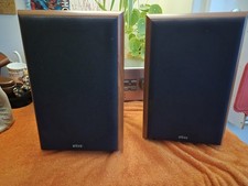 Eltax Monitor III 90W Award-Winning Bookshelf Speakers Pair – Walnut