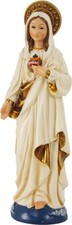 Heiligenfigur Maria mit Herz