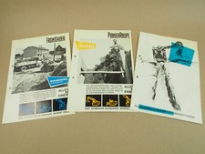 3 Prospekte Schmiedag 600/20  600/22 600/40 Planierraupe Frontlader 1965/66