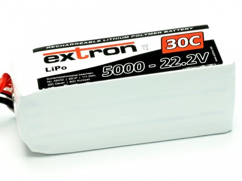 Extron lipo 5000mah 6s - extron,