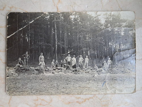 Feldpostkarte soldaten heben - soldaten,