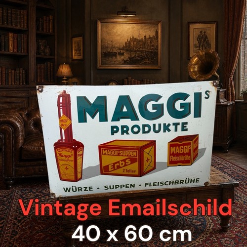 Vintage alt maggi - maggi, emaille