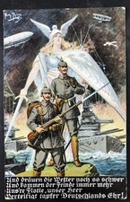 AK patriotische Künstlerkarte