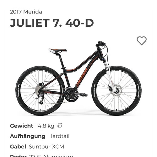 Merida juliet d - merida, 7.40-d