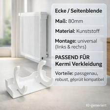 Heizkörper Ecke 80mm PASSEND