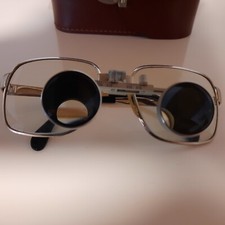 Seltene Lupen Brille Carl Zeiss Jena im Etui in **** "neuwertigem Zustand"