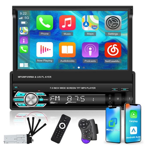 1din autoradio carplay für - autoradio,