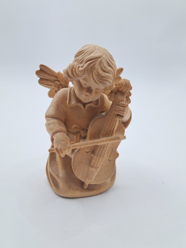 Holz engel mit violoncello - engel,