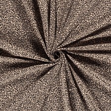 Baumwolljersey Leo beige-schwarz *Ab 50cm