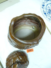 3563.     gebr. Deckeldose Keramik  Kartoffel Behälter