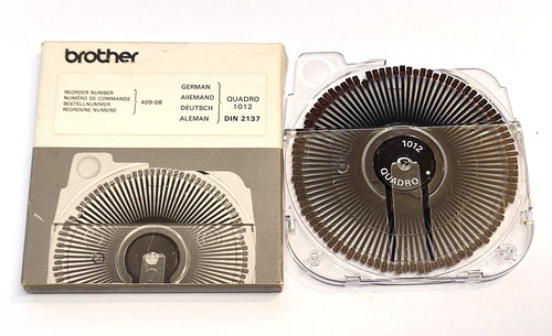 Brother 409 schrift - brother, 409-08