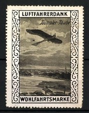 Reklamemarke Rumpler-Taube