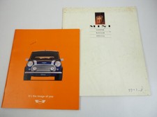 Rover Mini Cooper Retro Fashion Sport Luxus Mayfair Special 2x Prospekt