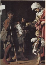 Alte Kunstpostkarte - Bartolomeo Schedoni - Die Caritas