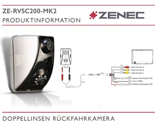 Zenec rvsc200 mk2 - zenec, ze-rvsc200-mk2