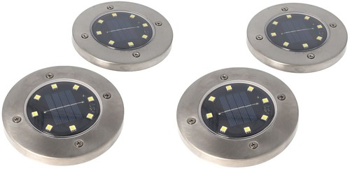 4er set led solarleuchte - set,