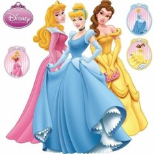 Wandaufkleber Wandtattoo Wandsticker Disney Prinzessin 100cm XL Princess