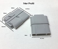 Endstabgleiter Endstück Rolladen Endstab Gleiter Führung 8 er 11 er 14 er Profil