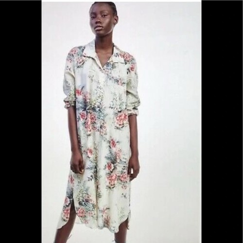 Zara kleid hemdblusenkleid - zara,