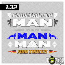 Aufkleber Set 6-teilig 1:32