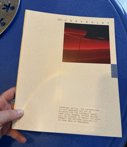 Chevrolet prospekt 1994 - chevrolet, (gm)