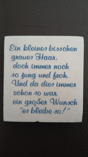 Blanche stempel ein kleines - ein,