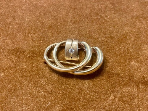 Brosche 333er gelbgold - brosche,