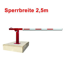 Mobile Schranke Handbetätigt