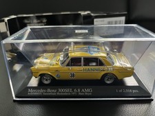 Minichamps Mercedes 300 SEL 6.8 AMG gelb 1:43 Hockenheim 1971 Heyer OVP