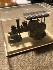 Brekina 1:87 Dampf-Straßenwalze schwarz