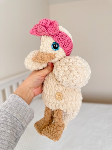 Gehäkelte ente kuscheltier - ente,